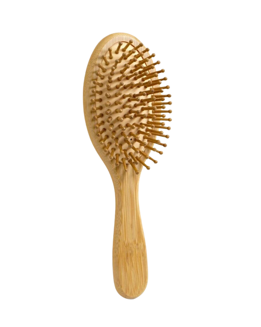 Bamboo Bristle Oval Hairbrush