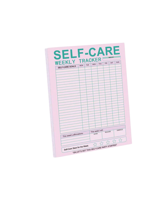 Self Care Tracker Pad